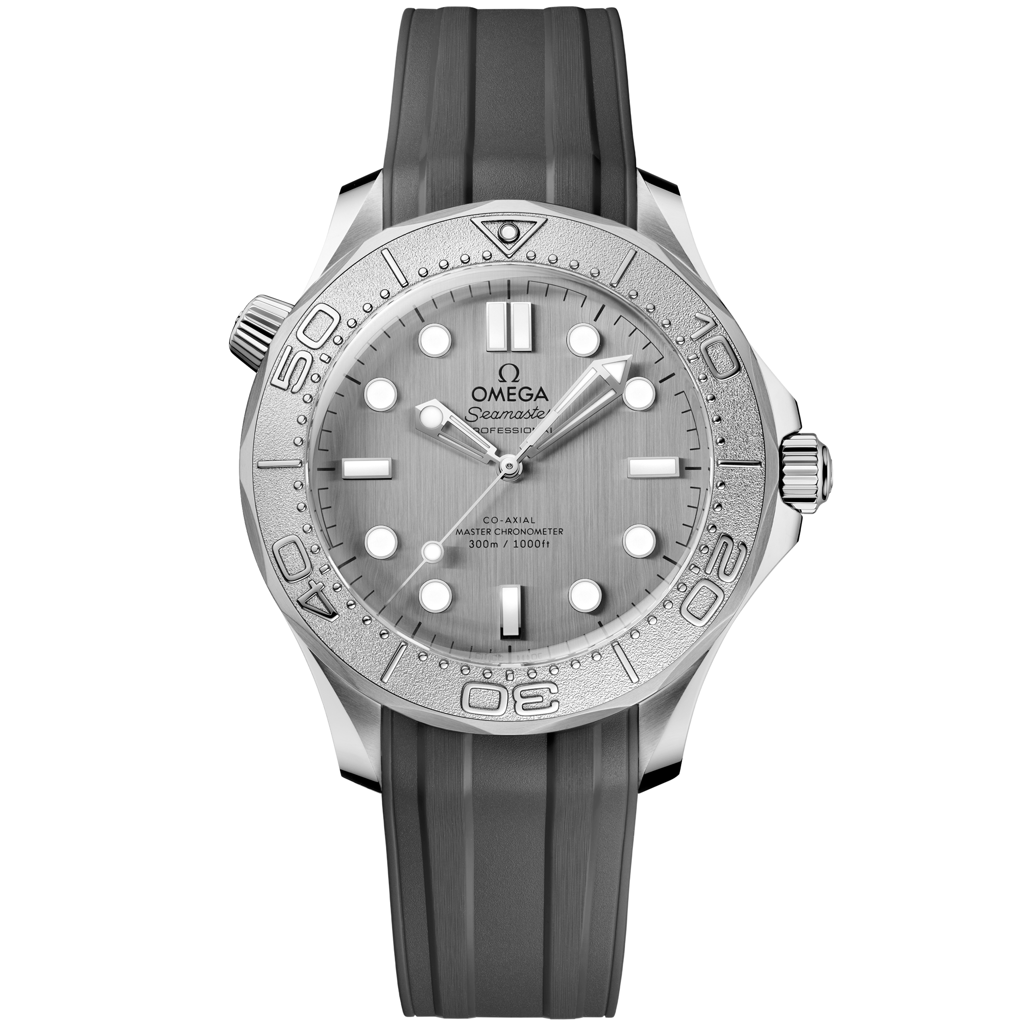 Seamaster 42 mm, ステンレススティール   ラバーストラップ - 21032422006002