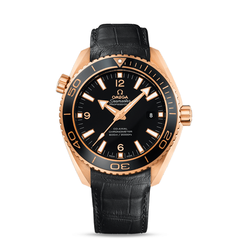 Seamaster Planet Ocean 600M 45.5 mm, レッドゴールド レザーストラップ - 232.63.46.21.01.001  | OMEGA JP®